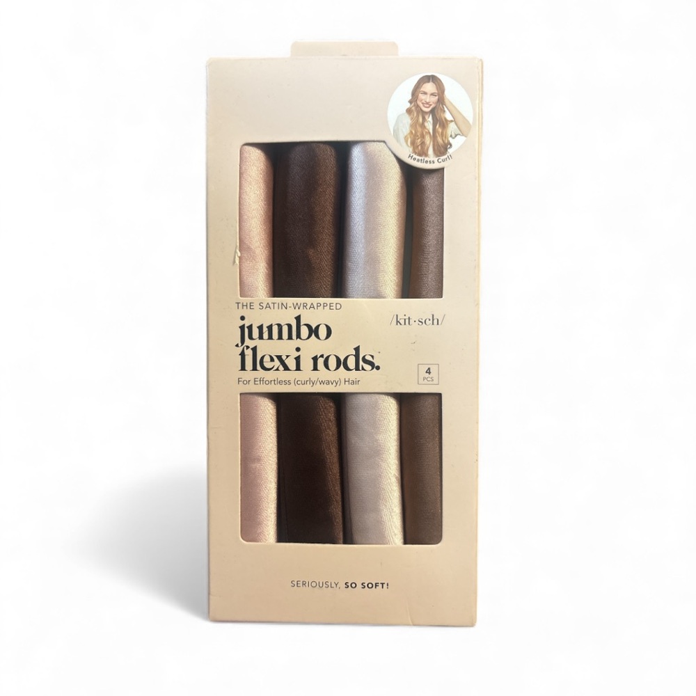 Jumbo Satin Wrapped Flexi Rods (For Effortless Wavy/Curly Hair) NEW IN BOX